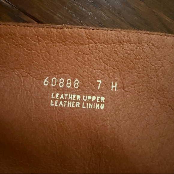 J. Crew Tan Italian Leather Heeled Boots 7.5 - Picture 8 of 9